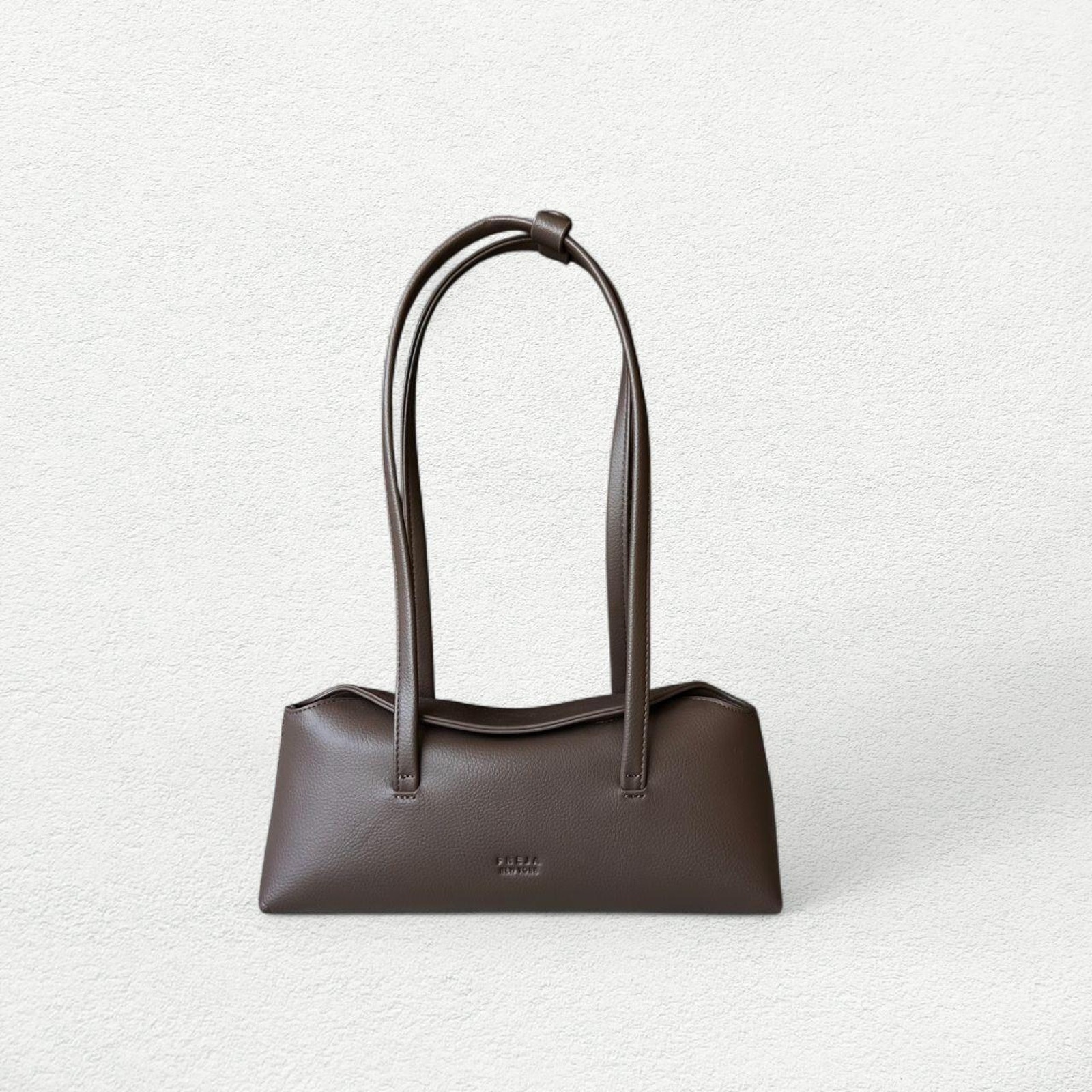 Freja New York Mini Chrystie Bag In Espresso Brown